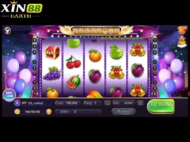 Tổng quan về game quay hũ Trái cây hot tại Xin88