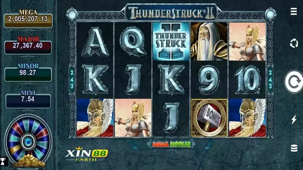 Mẹo để thắng trong Slot game Thunderstruck II tại Xin88